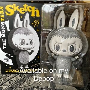 POPMART THE MONSTERS LABUBU MEGA 400% SKETCH